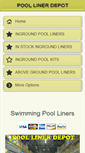 Mobile Screenshot of poollinerdepot.com